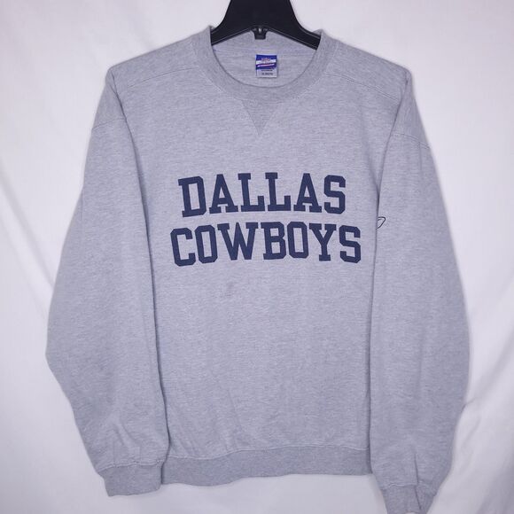Vintage Dallas Cowboys Sweatshirt Mens XL Gray Reebok - Picture 1 of 14